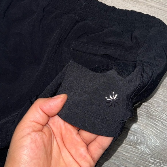Athleta Girl Black All Play 3" Active Short size 12 - Picture 9 of 11